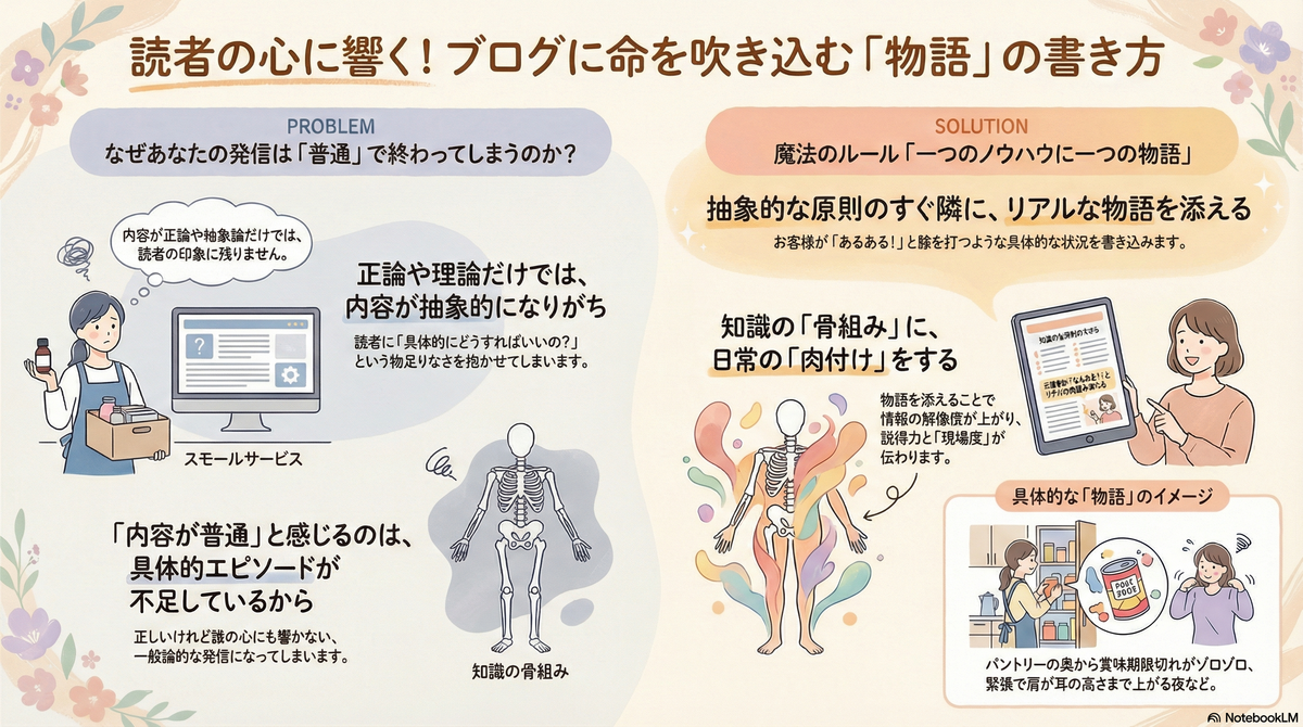 ブログに命を吹き込む。公和式「物語術」