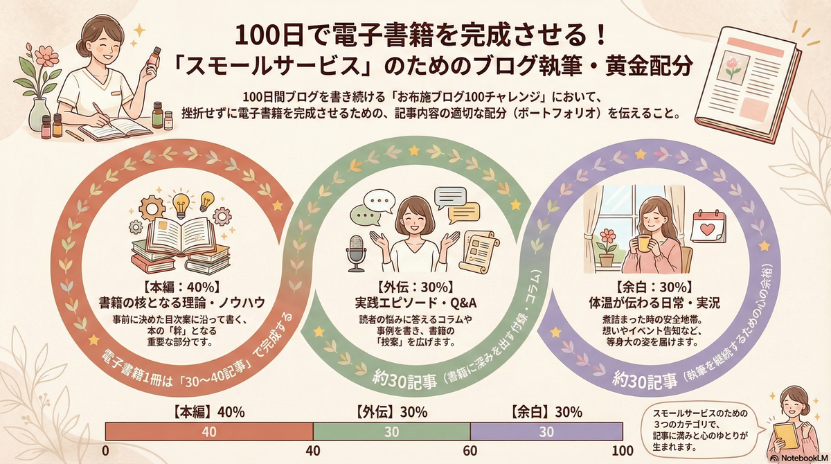 目次を中心に100ブログの配分を考える
