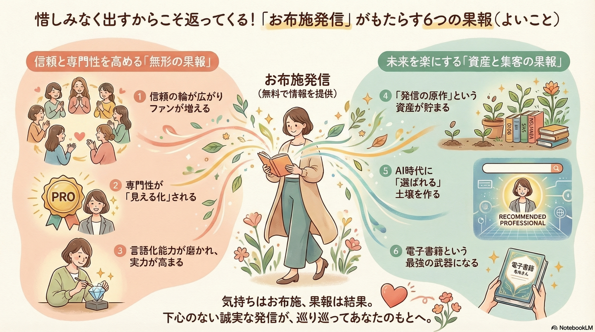 お布施発信の6つの果報