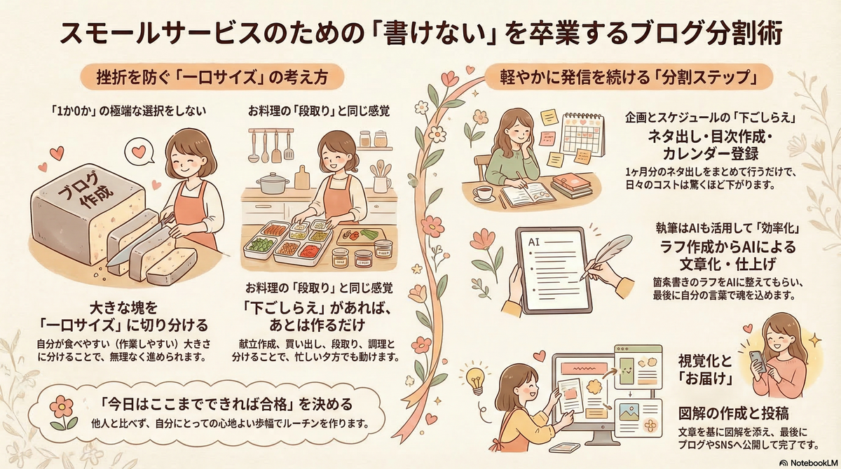 ブログ丸呑み禁止。一口サイズに分割せよ！