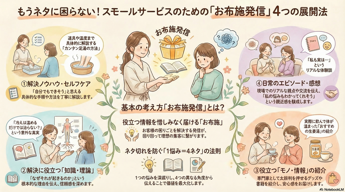 ネタ切れ回避！のお困りごと展開法