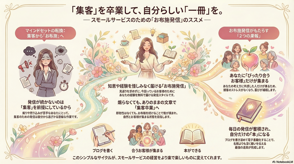 集客を卒業して自分らしい一冊を