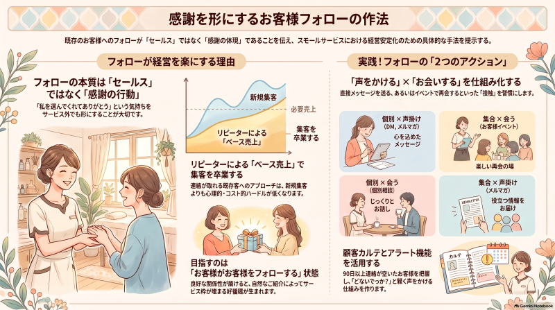 【動画公開】感謝を形にするお客様フォローの作法