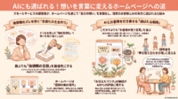 【動画公開】AIにも選ばれる！想いを言葉に変えるホームページへの道
