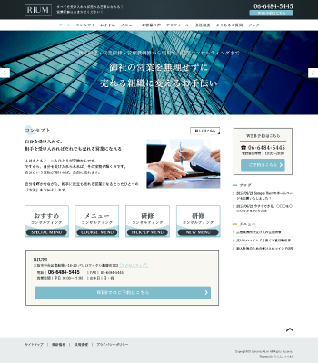 税理士・研修講師向けデザインスキン（type088-01）
