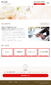 スマホ版：税理士・保険代理店向けデザインスキン（type102-55）
