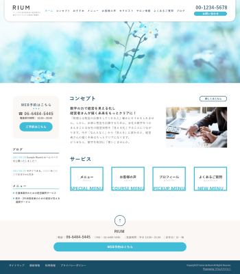 税理士・保険代理店向けデザインスキン（type102-56）