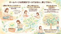 ホームページは完成がゴールではない。断じてない。【リウムスマイル！ホム育メルマガ】