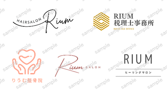  ホームページ用ロゴ画像作成