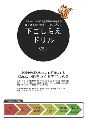 売り込まない集客ファンづくり下ごしらえドリル1